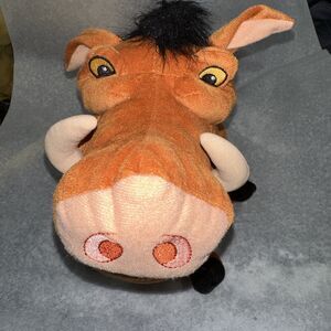 Disney Pumbaa Warthog Plush Stuffed Animal Toy 10x14 inch Lion King